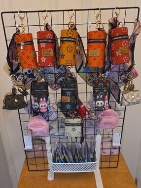 Set Of 2 - Assorted Lipstick, Air Pods Or Coin Pouch/Purse with Design
